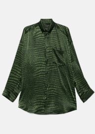 Balenciaga Long Sleeve Cocoon Shirt at Garmentory